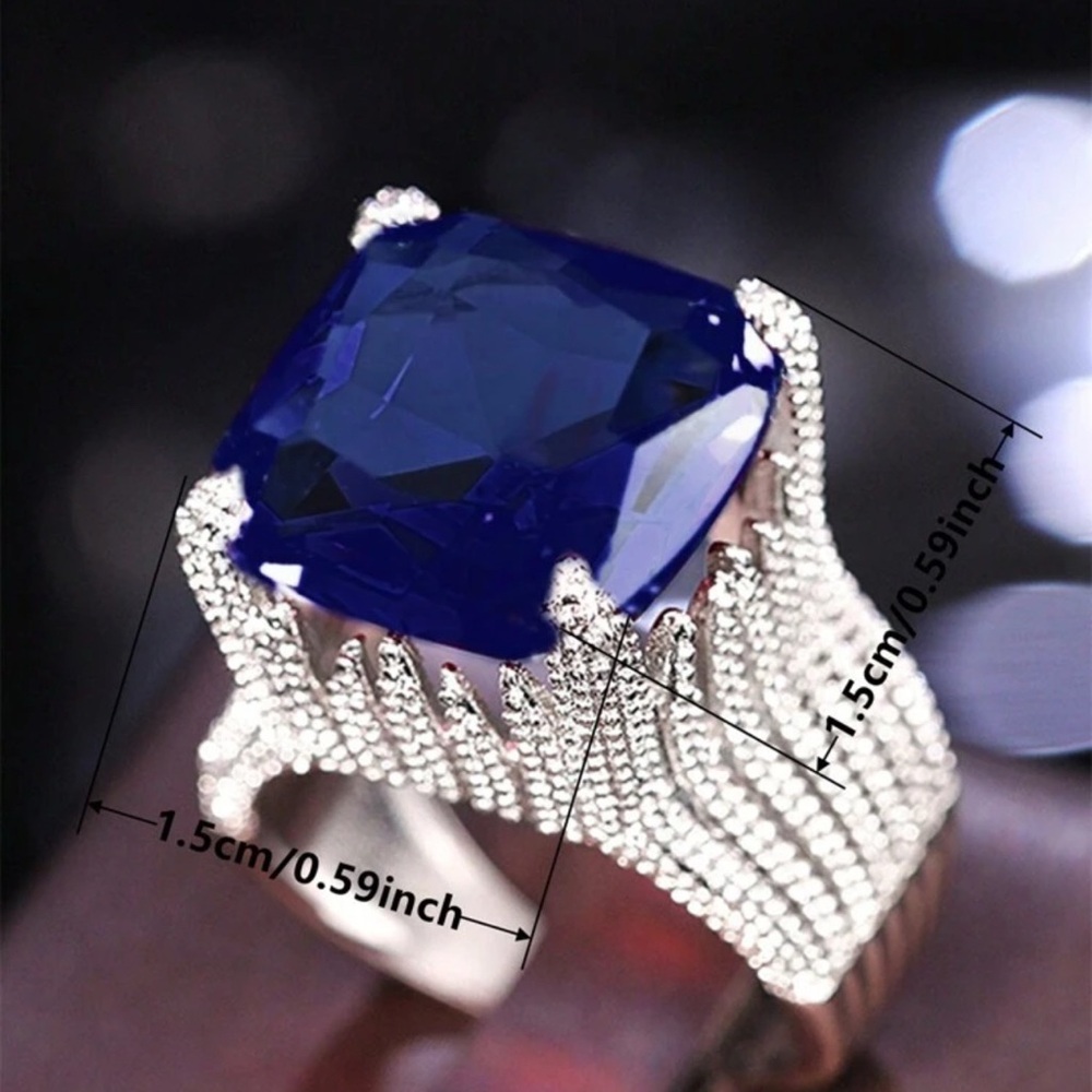 BRIDAL WEDDING RING ENEGAGMENT RING - Picture 2 of 10